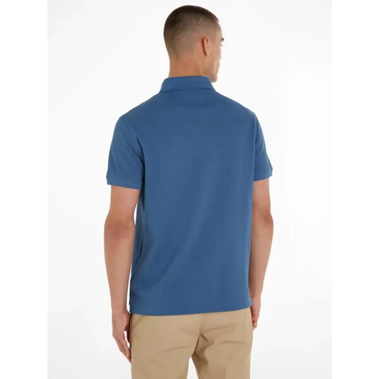 Tommy Hilfiger Organic Cotton Blend Polo Shirt, Blue Coast - Blue Coast - Male