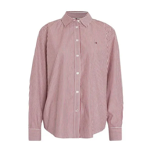 Tommy Hilfiger Organic Cotton Relaxed Shirt - Red