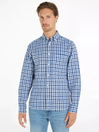 Tommy Hilfiger Oxford Gingham Long Sleeve Shirt - Blue/Multi - Male