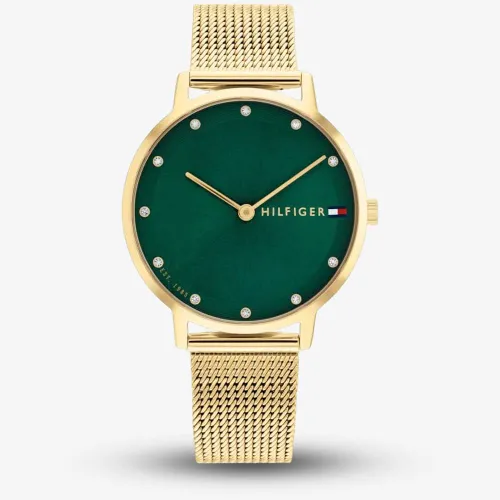 Tommy Hilfiger Pippa Green Crystal Dial Watch 1782668