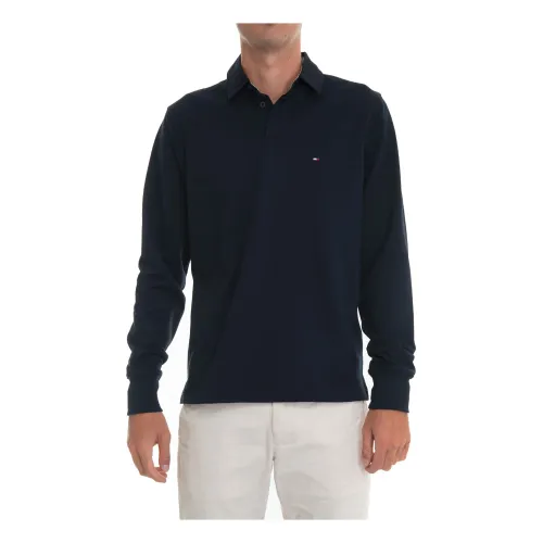 Tommy Hilfiger , Polo Long Sleeve Shirt ,Blue male, Sizes: