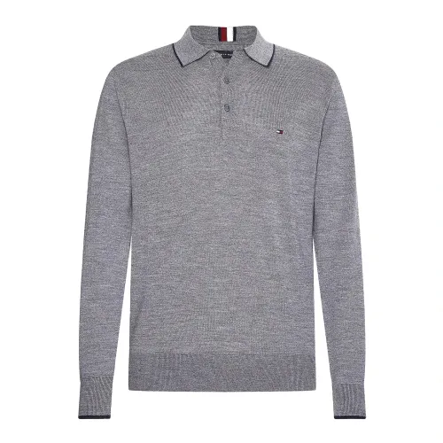 Tommy Hilfiger , Polo Shirt ,Gray male, Sizes: