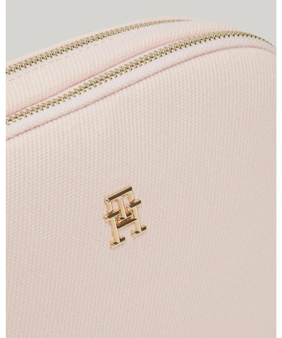 Tommy Hilfiger Poppy Womens Canvas Crossover Bag - Pink - One Size