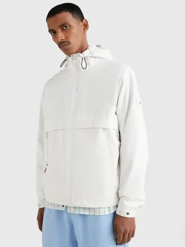 Tommy Hilfiger Protect Sail Hooded Jacket - Weathered White - Male