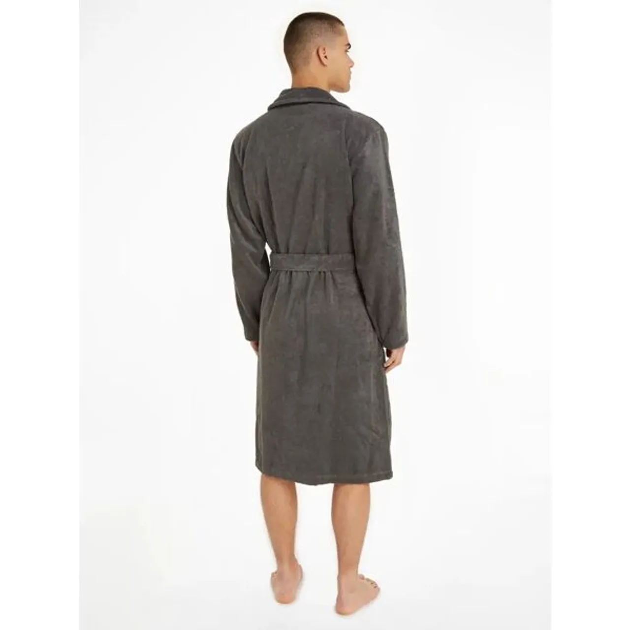 Tommy Hilfiger Pure Cotton Towelling Robe - Magnet - Male