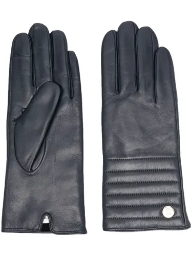 Tommy Hilfiger quilted leather gloves - Blue