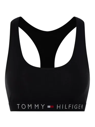Tommy Hilfiger Racerback Scoop Neck Bralette - Black - Female