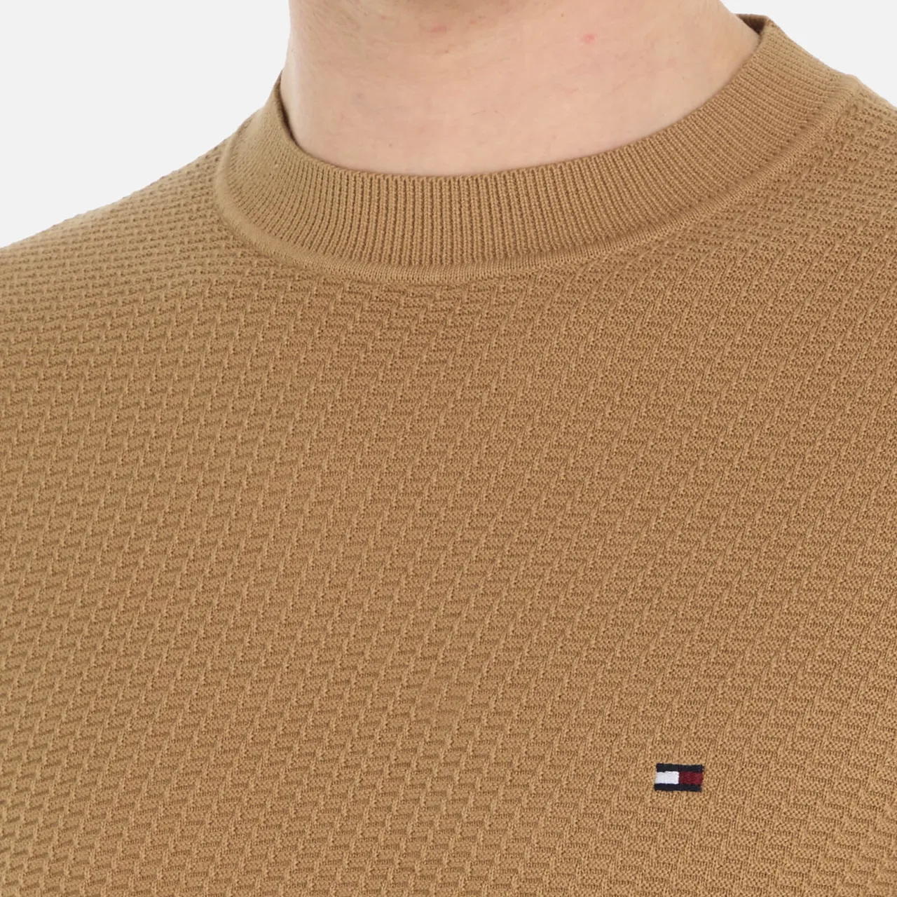Tommy Hilfiger Rectangular Structure Organic Cotton Sweatshirt