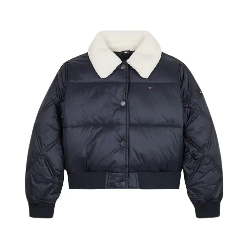 Tommy Hilfiger , Retro College Puffer Jacket ,Blue unisex, Sizes: