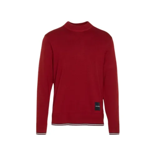 Tommy Hilfiger , Round-neck Knitwear ,Red male, Sizes:
