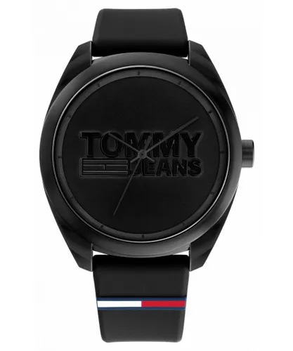 Tommy Hilfiger San Diego Mens Black Watch 1791928 Rubber - One Size