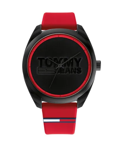 Tommy Hilfiger San Diego Mens Red Watch 1791929 Rubber - One Size