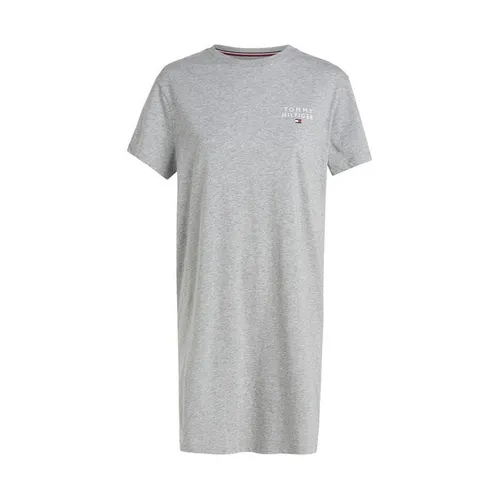 Tommy Hilfiger Short Sleeve Shirt Dress - Grey