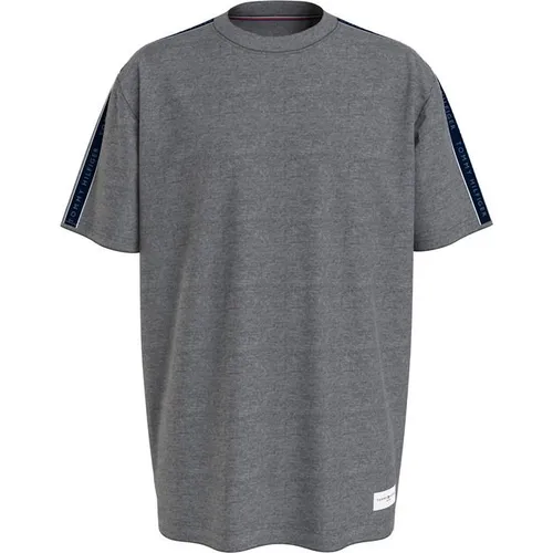 Tommy Hilfiger Short Sleeve T Logo - Grey