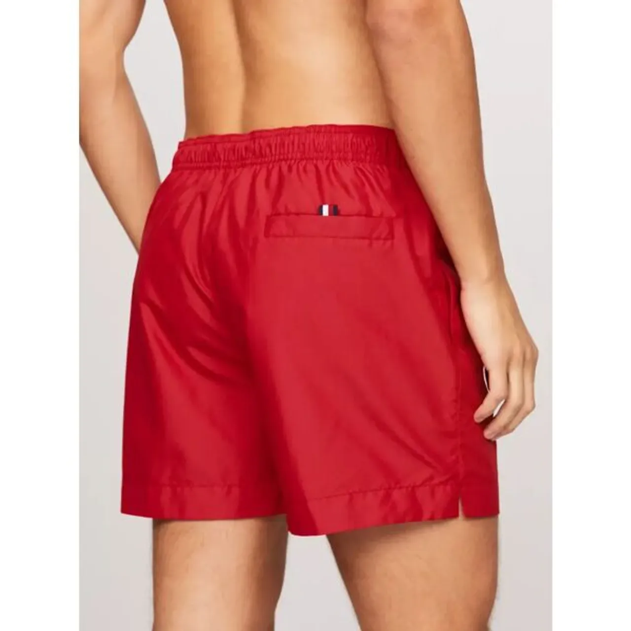 Tommy Hilfiger Side Print Swim Shorts - Primary Red - Male