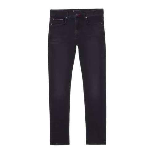 Tommy Hilfiger , Slim-fit Jeans Upgrade Collection ,Black male, Sizes:
