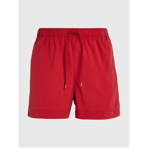 Tommy Hilfiger Small Logo Swim Shorts - Red