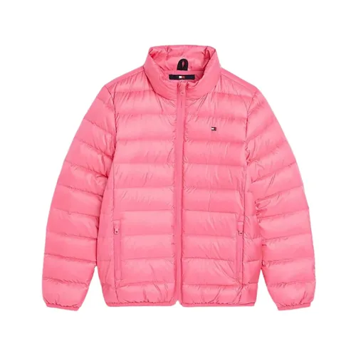 Tommy Hilfiger , Soft Feather Padded Puffer Jacket ,Pink female, Sizes: