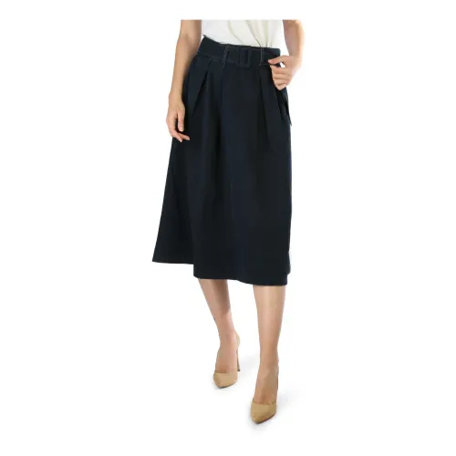 Tommy Hilfiger , Spring/Summer Women Skirt with Belt and Back Zipper ,Blue female, Sizes: