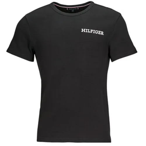 Tommy Hilfiger  SS TEE  men's T shirt in Black