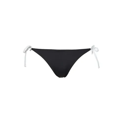 Tommy Hilfiger String Side Tie Cheeky Bikini - Black