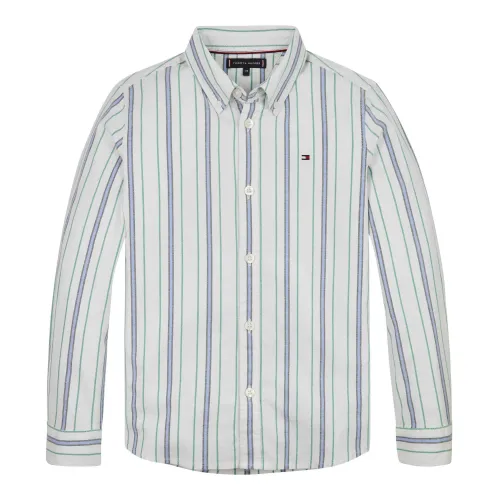 Tommy Hilfiger , Striped Essential Flex Shirt Ithaca ,Multicolor male, Sizes: