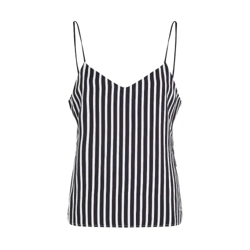 Tommy Hilfiger , Striped Tank TOP With Thin Straps ,Blue female, Sizes: