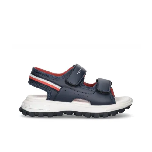 Tommy Hilfiger , Stripes Velcro Sandals ,Blue female, Sizes: