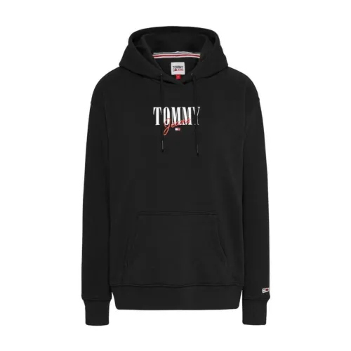 Tommy Hilfiger , Sweatshirt tjm rlx essential logo Tommy Jeans ,Black female, Sizes: