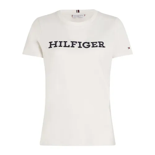 Tommy Hilfiger , T-Shirts ,Beige female, Sizes: