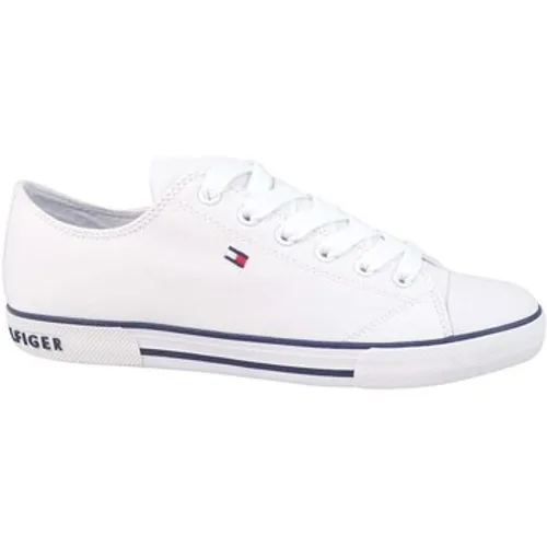Tommy Hilfiger  T3X4322070890100  boys's Children's Shoes (Trainers) in White