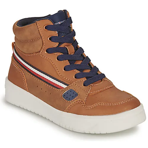 Tommy Hilfiger  T3X9-33113-1355582  boys's Children's Shoes (High-top Trainers) in Brown