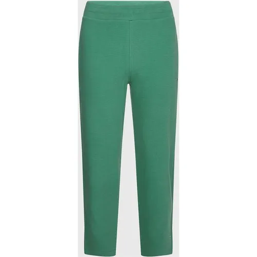 Tommy Hilfiger Tapered Ottoman Ankle Pants - Green
