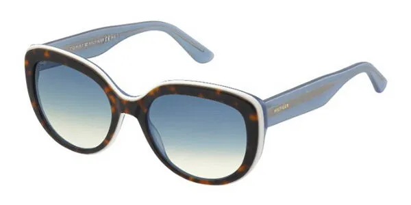Tommy Hilfiger TH 1354/S K18/UY Women's Sunglasses Blue Size 55