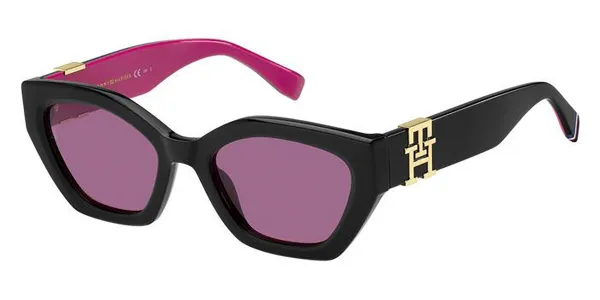 Tommy Hilfiger TH 1979/S 3MR/U1 Women's Sunglasses Black Size 54