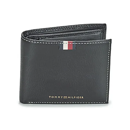 Tommy Hilfiger  TH CORP LEATHER CC AND COIN  men's Purse wallet in Black