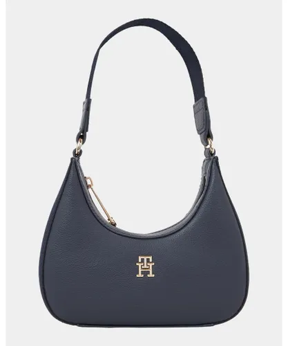 Tommy Hilfiger TH Essential Corp Womens Shoulder Bag - Blue - One Size