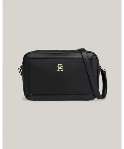 Tommy Hilfiger TH Essential Womens Smooth Crossover Bag - Black - One Size
