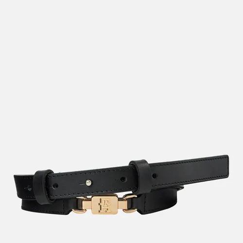 Tommy Hilfiger TH Feminine High Waist Leather Belt - 75cm