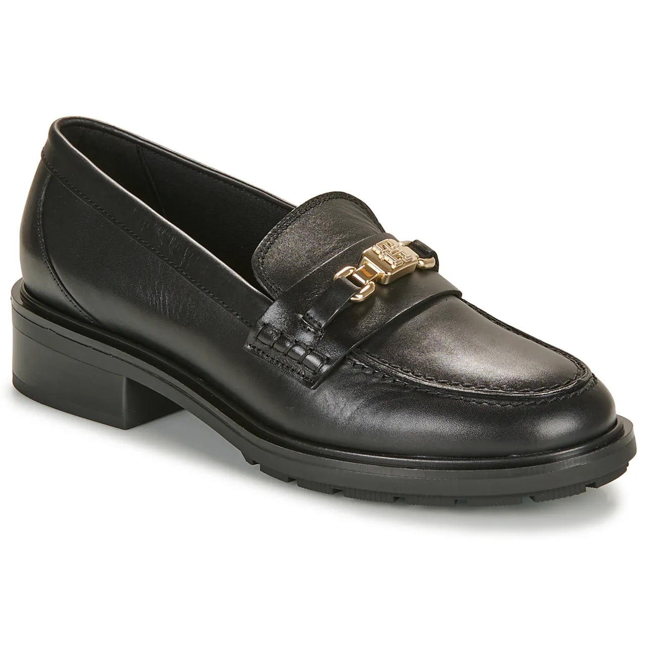 Tommy Hilfiger  TH HARDWARE LOAFER  women's Loafers / Casual Shoes in Black