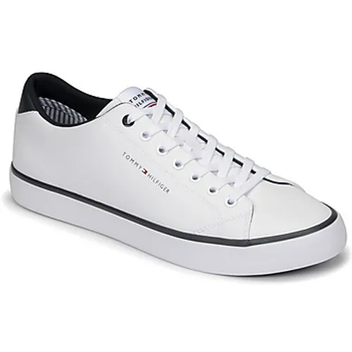 Tommy Hilfiger  TH HI VULC CORE LOW LEATHER  men's Shoes (Trainers) in White