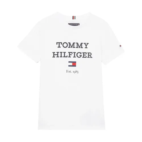 Tommy Hilfiger , TH Logo Tee ,White male, Sizes: