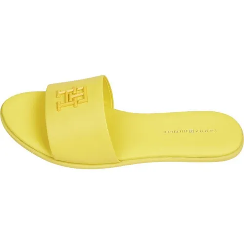 Tommy Hilfiger TH POP MULE - Yellow