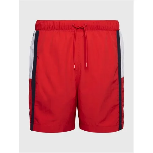 Tommy Hilfiger THB Flag Swimming Shorts - Red