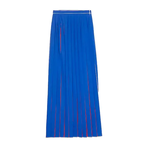 Tommy Hilfiger , THC Multi Pleated Skirt ,Blue female, Sizes: