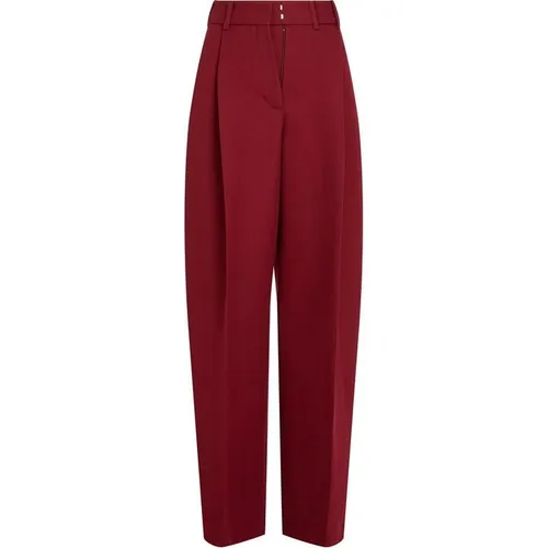 TOMMY HILFIGER Thc Textured Wool Chino Pant - Red