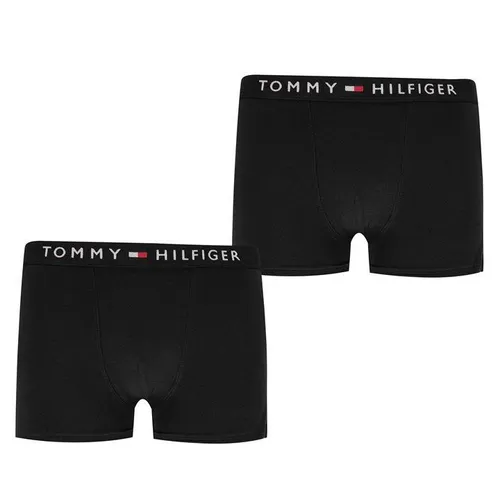Tommy Hilfiger Tommy 2 Pack Logo Boxer Shorts - Black