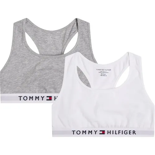 Tommy Hilfiger Tommy Hilfiger 2 Pack Logo Bra - Grey