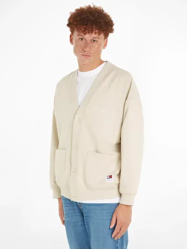 Tommy Hilfiger Tommy Jeans Classic Cardigan, Taupe - Taupe - Male