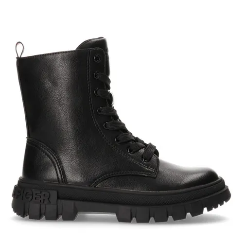 Tommy Hilfiger Tommy Lace Up Boot Jn34 - Black